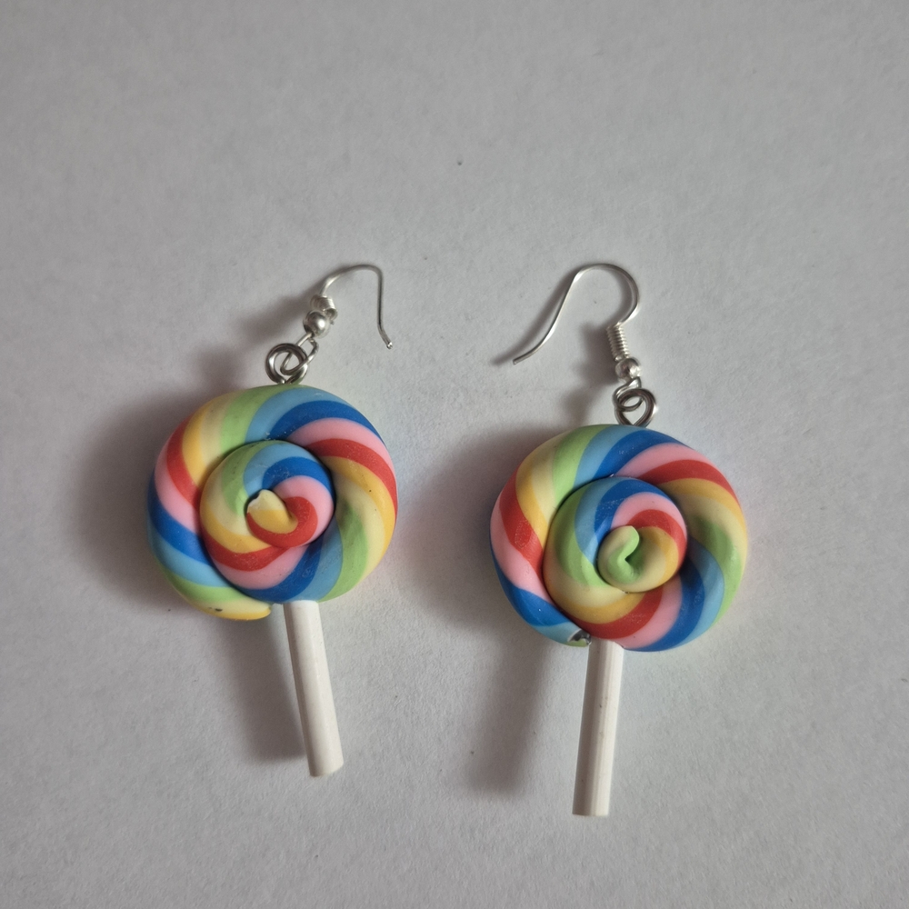 Colorful Lollipop Earrings
